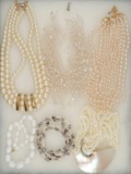 Costume Pearl/Beaded Necklace Lot
