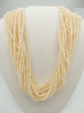 Multi-strand Pearl Necklace