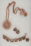 Group of Vintage Copper Jewelry
