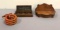 Group of 3 vintage wooden items