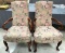 Pair of Floral Upholstered Arm Chairs