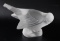 Lalique Crystal Sparrow Paperweight