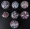 Group of 7 : Antique Art Glass Paperweights