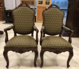 Pair of Upholstered Arm Chairs