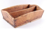 Antique Primitive Wood Tool Caddy