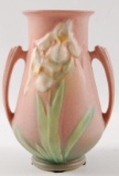 Vintage Roseville Iris Pink Vase