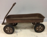 Old Painted Metal Wagon