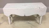 Small Primitive Painted Wood Step Stool