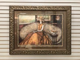 Ludmila Curilova (Moldovan Painter) : Salon de Or I Framed Art Print