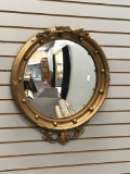 Regency Gilt Framed Convex Mirror