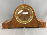 Cuckoo Clock Mfg. Deco-style Tambour Shelf Clock