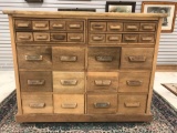 Wooden Counter with Drawers