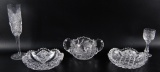 Group of 5 Antique Cut Glass Dishes