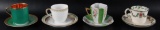 Group of 4 : Antique Teacups and Saucers