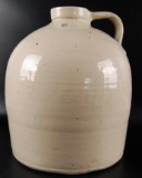 Antique 2 Gallon Stoneware Jug with Applied Handle
