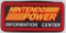 Vintage Nintendo Power Information Center Double Sided Advertising Sign