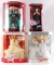 Group of 4 Mattel Barbie Dolls in Original Packaging