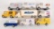 Group of 9 Ralstoy 22 Advertising Die-Cast Delivery Trucks