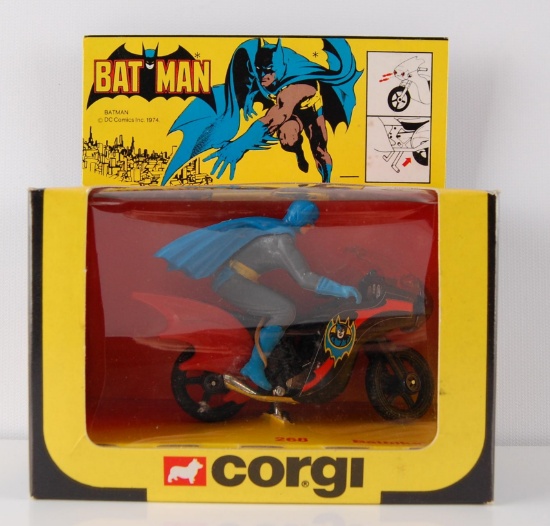 Corgi No. 268 Batman's Batbike in Original Packaging