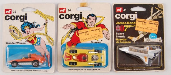 Group of 3 Corgi Junior Toy Vehicles in Original Packaging