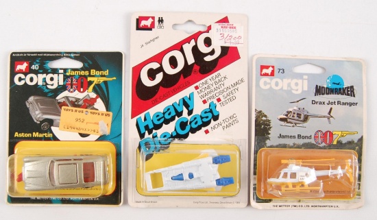 Group of 3 Corgi Junior Toy Vehicles in Original Packaging