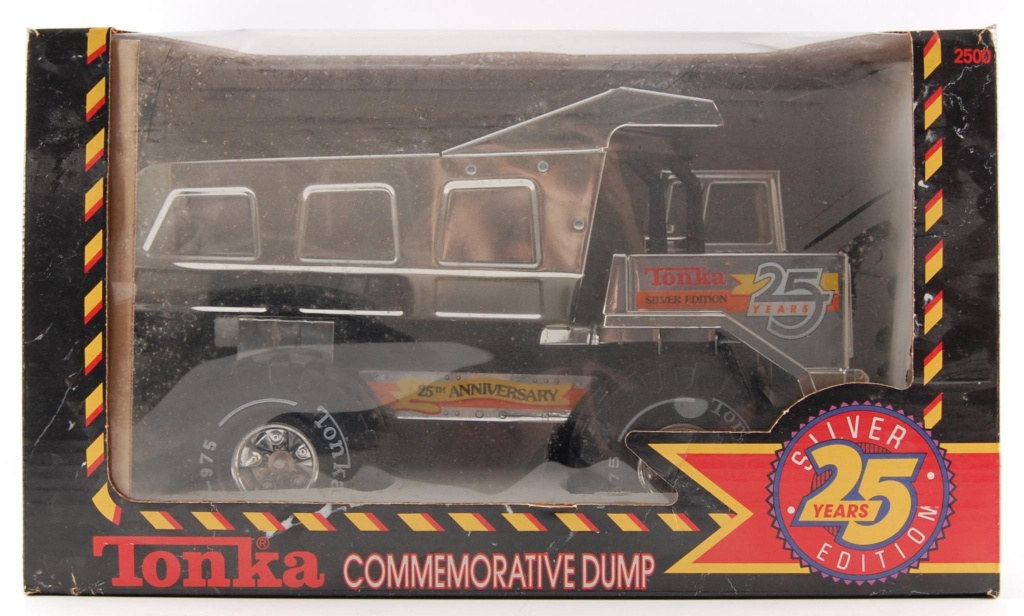 silver tonka dump truck