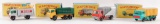 Group of 4 Matchbox Die-Cast Trucks with Original Boxes