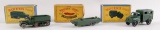Group of 3 Matchbox Die-Cast Military Vehicles with Original Boxes