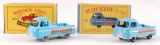 Group of 2 Early Matchbox No. 60 Morris J2 Pick-Up's