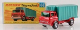 Matchbox Supergast No. 44 Red and Turquoise Body Refridgerator Truck with Original Box