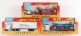 Group of 3 ERTL Trucks of the World in Original Packaging