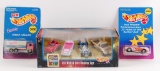 Group of 3 Hot Wheels Barbie Vehicles and Others in Original Packaging