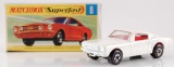 Matchbox Superfast No. 8 White Body Ford Mustang with Original Box and Red Interior