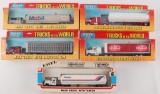 Group of 5 ERTL Trucks of the World in Original Packaging