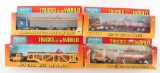 Group of 4 ERTL Trucks of the World in Original Packaging