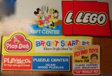 Group of 6 Advertising Toy Signs