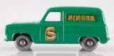 Matchbox Singer Sewing Machines No. 59 Kelly Green Body Ford Thames Van with Silver Plastic Wheels