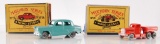 Group of 2 Early Matchbox Die-Cast Cars with Original Boxes