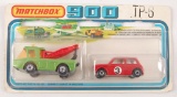 Matchbox 900 TP-6 Tow Joe and Red Racing Mini Cooper in Original Packaging