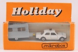 Bulgarian Holiday Matchbox Superfast No. 56 Mercedes 450 SEL with Trailer with Original Box