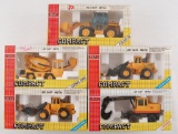 Group of 5 Joal Compact Construction Vehicles in Original Packaging
