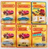 Group of 6 Matchbox Superfast Die-Cast Cars in Original Packaging