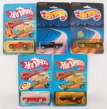 Group of 5 Hot Wheels Die-Cast Vehicles in Original Packaging