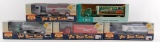 Group of 5 Route 66 and ERTL Die-Cast Semi Truck and Trailers in Original Packaging
