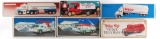 Group of 6 Hess and Other Tankers and Semi Trucks in Original Packaging