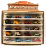 Matchbox Models of Yesteryear Complete Advertising Store Display Case