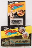 Group of 2 ERTL Smokey and the Bandit Die-Cast Cars in Original Packaging