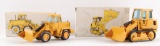 Group of 2 NZG Caterpillar Die-Cast Construction Vehicles in Original Boxes