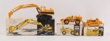 Group of 3 NZG Caterpillar Die-Cast Construction Vehicle in Original Boxes