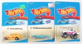 Group of 3 Hot Wheels Die-Cast Cars in Experimental Packaging